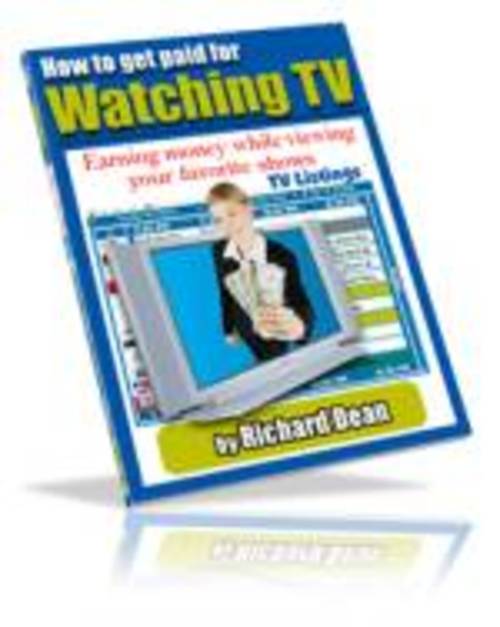 Product picture Get Paid To Watch TV (EBOOK)